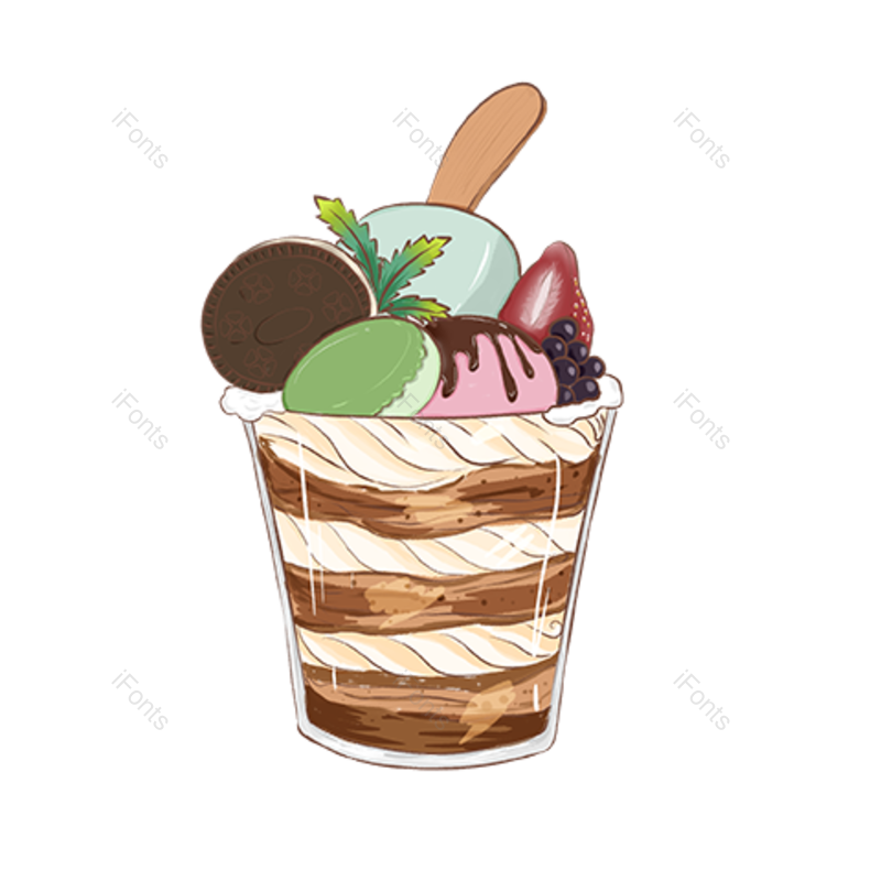 雪糕图片,甜点元素,PNG,免抠素材